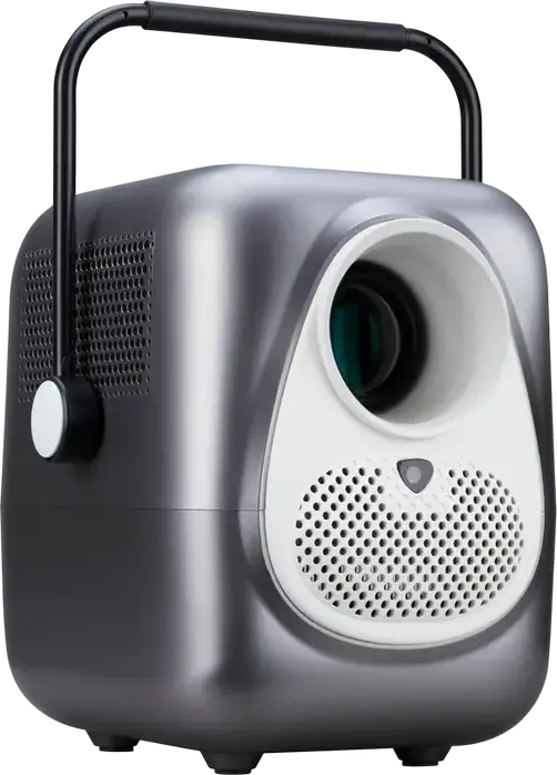 Acer AOpen Fire Legend QF23S Portable Smart Projector, Full HD 1080p, 4K Support, 250 ANSI Lumens, LED, Autofocus, Wi-Fi, Grey
