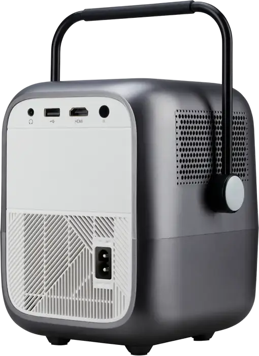 Acer AOpen Fire Legend QF23S Portable Smart Projector, Full HD 1080p, 4K Support, 250 ANSI Lumens, LED, Autofocus, Wi-Fi, Grey