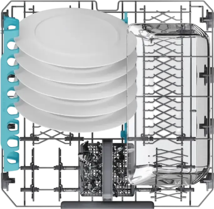 Candy RapidÓ CI 6C4F0MA1 Fully Built-in Dishwasher, 16 Place Settings, Energy Class C, Inverter Motor, hOn Wi-Fi Control, LED Display, White
