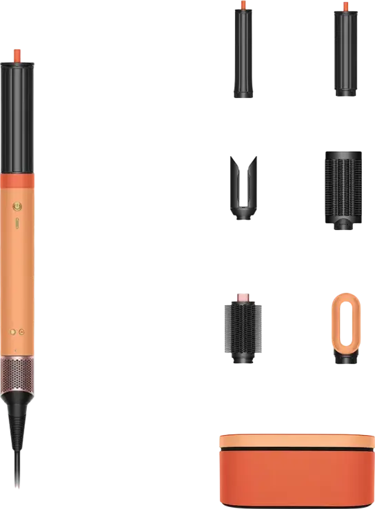 Dyson Airwrap HS09 Multi-styler in Ceramic Apricot | Topaz with Coanda 2x Technology, Hyperdymium Motor 1700W, Drying Curling Smoothing and Volumizing, Magnetic Attachments