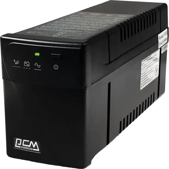 Powercom Black Knight Pro BNT-3000AP Line-Interactive UPS 3000VA/1800W Tower Sine Wave 6x IEC C13 USB RJ45 Protection Black