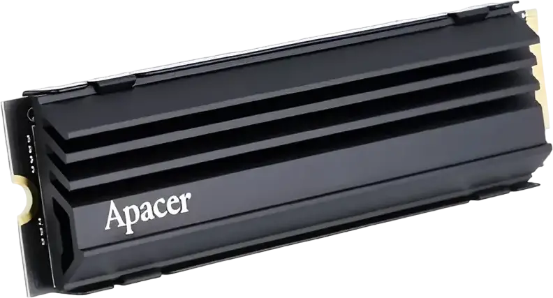 SSD Apacer AS2280Q4U 2ТБ M.2 PCIe Gen4 x4 NVMe 1.4, 3D NAND, чтение до 7400МБ/с, запись до 7000МБ/с, с радиатором, совместим с PS5 и высокопроизводительными ПК