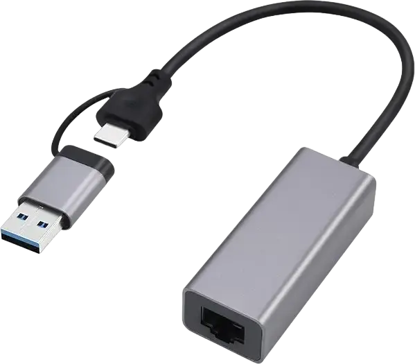 Adaptor de rețea Cablexpert A-USB3AC-LAN-01, Gri