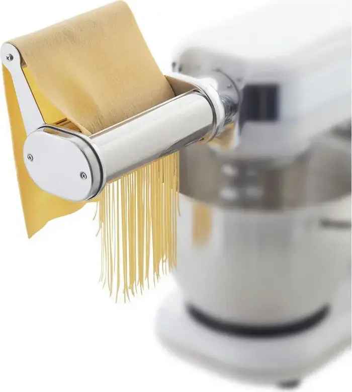 Gorenje MMC-SPC Pasta Press Attachment for Food Processor, Stainless Steel, 55W, 2 Speed Settings, Rolling and Cutting Function, Grey