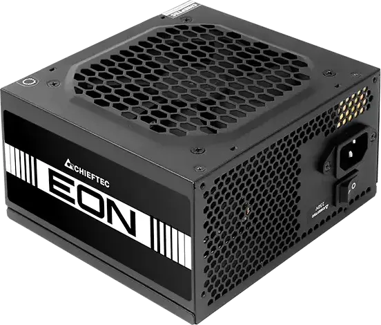 Sursa alimentare Chieftec EON ZPU-500S 500W ATX, 80Plus Standard 230V EU, Complet Modulara, PFC Activ, Ventilator Silențios 120mm, Negru
