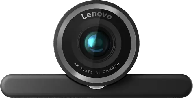 Lenovo 4K Pro Webcam 4XC1Q25246, 3840x2160 UHD, Sony STARVIS2 Sensor, AI Auto Focus, Adjustable FOV 65-90°, HDR, Noise Cancellation, USB-C, Black