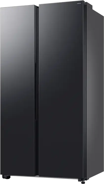 Samsung Bespoke AI RS70F65QEFEO Side-by-Side Refrigerator, 659L Net Volume, SpaceMax, No Frost, Digital Inverter, Wi-Fi SmartThings, Black