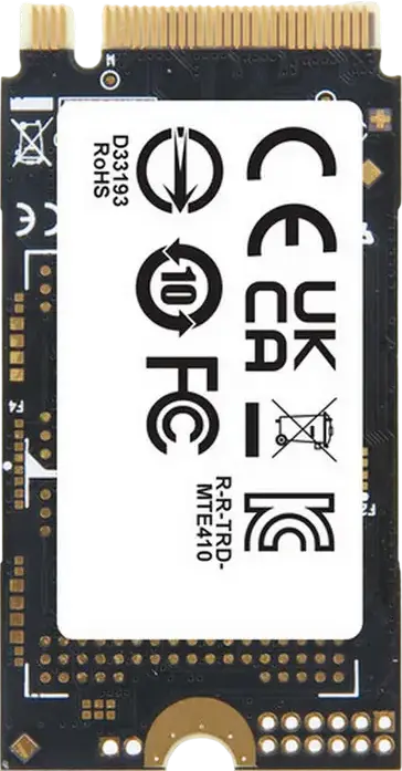 SSD Transcend MTE410S 1024GB M.2 2242 NVMe PCIe 4.0 x4, 3D NAND, Citire pana la 5000MB/s, Scriere pana la 3500MB/s, Criptare Hardware