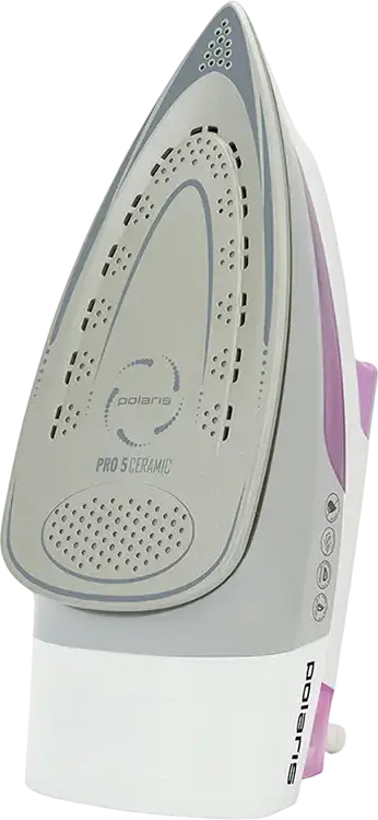 Fier de calcat cu abur Polaris PIR2685AK, 2600W, Talpa Pro 5 Ceramic, Rezervor 390ml, Calcare Verticala, Oprire Automata, Anti-calc, Anti-picurare