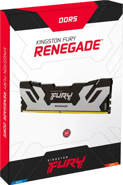 Kingston FURY Renegade DDR5 16GB 8000MT/s PC5-64000 CL38 RAM KF580C38RS-16 Desktop Memory Module Intel XMP 3.0 Single Rank Unbuffered DIMM