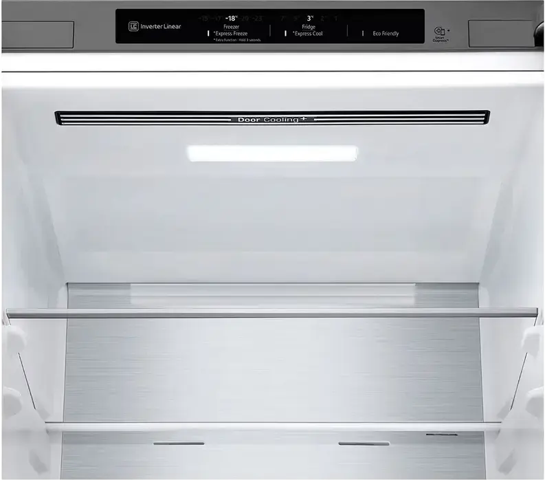 LG GBV7180CPY Free-standing Combi Refrigerator, Bottom Freezer, No Frost, Inverter Linear Compressor, Door Cooling+, 344L Total Volume, Silver