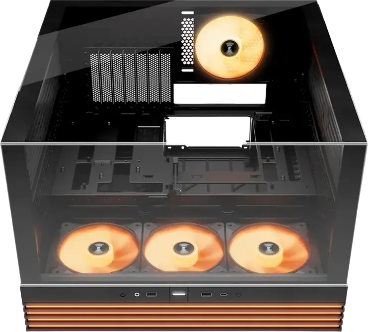 be quiet! Light Base 600 LX ATX Mid Tower Case, Black, Panorama Tempered Glass, Dual Chamber, 4x Light Wings LX Fans, ARGB Strip, Backside Connector Support