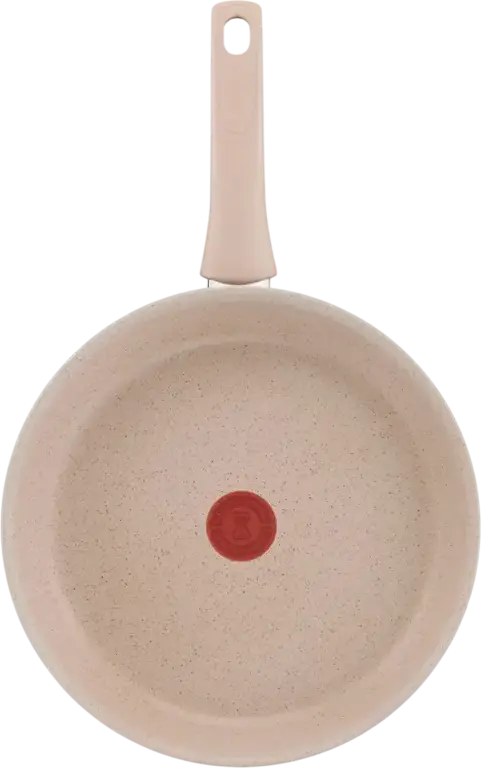 Сковорода Tefal Delight G2930602 28 см, переработанный алюминий, антипригарное покрытие Mineralia+, Thermo-Signal, для индукции, 2.5 л, бежевая