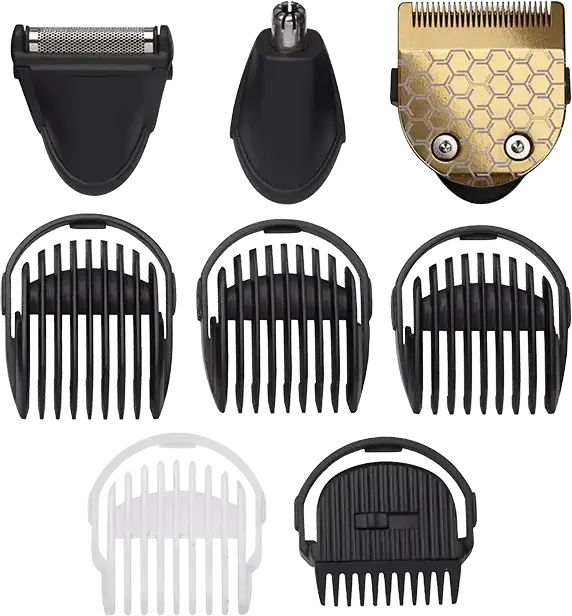 BaByliss MT726E 8-in-1 Multi Trimmer, Titanium and Stainless Steel Blades, 11 Length Settings 0.4-7mm, Cordless and Corded, for Beard, Nose, Ear and Body