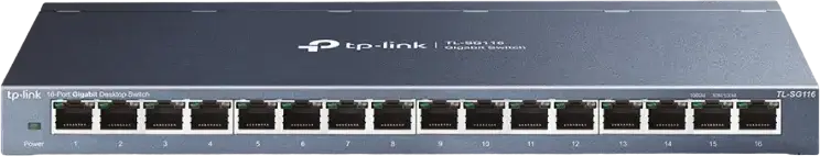 Switch de rețea TP-LINK TL-SG116, 16x 10/100/1000 Mbps