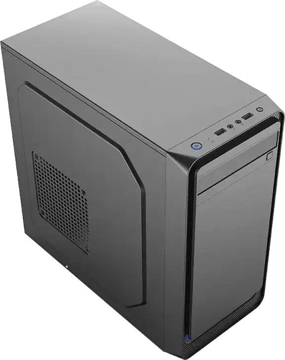 Carcasă PC Sohoo 6503BK, Micro-ATX, ATX, Negru