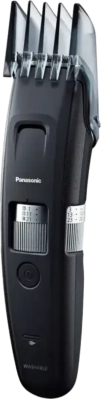 Триммер для бороды Panasonic ER-GB96, стайлер для бороды, лезвия из нержавеющей стали, длина 0.5-30 мм, 58 настроек, сетевой и аккумуляторный, черный
