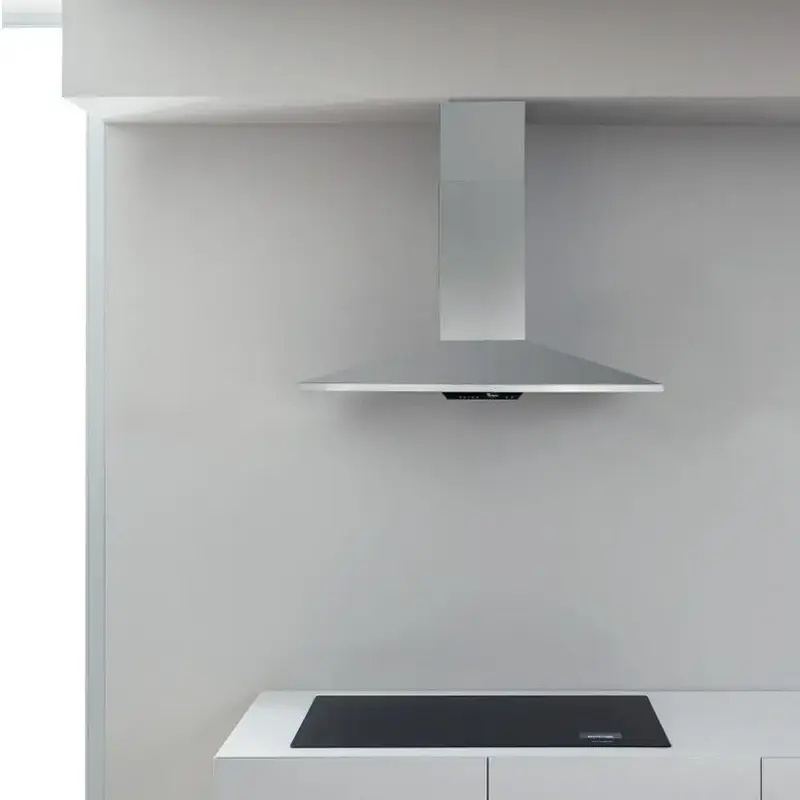 Hota de bucatarie Whirlpool AKR 685/1 IX, Inox, Putere Extracție 395 m3/h, 3 Viteze, Iluminare LED, Montare Perete/Tavan, 598x450x861 mm
