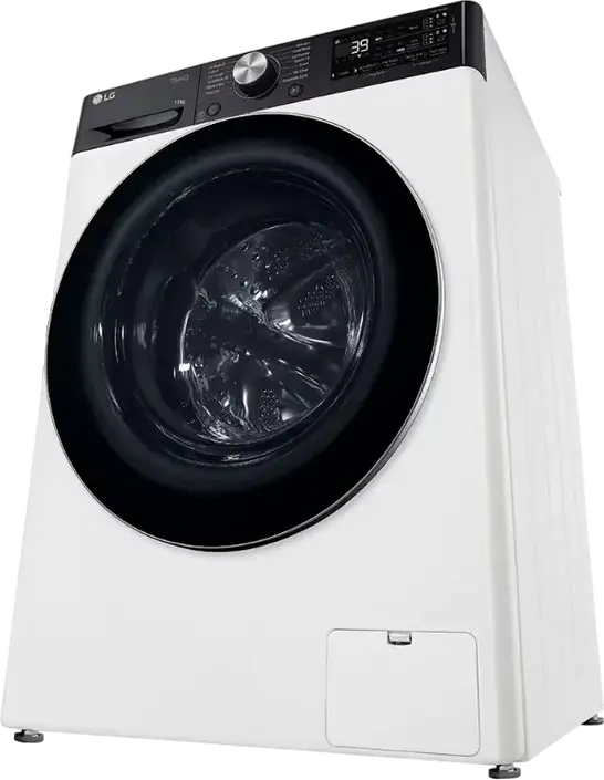 LG F4WR711S3HA Front-Load Washing Machine, 11 kg, AI Direct Drive Inverter, TurboWash 360, ThinQ WiFi, Energy Class A, 1400 rpm, White/Black