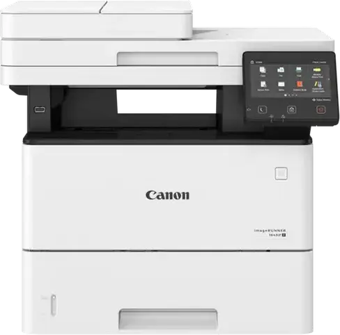 Imprimanta Multifunctionata Laser Mono A4 Canon imageRUNNER 1643i II, 43 ppm, 1200x1200 dpi, DADF, RAM 1GB, Ecran Tactil 5 inch, Alb
