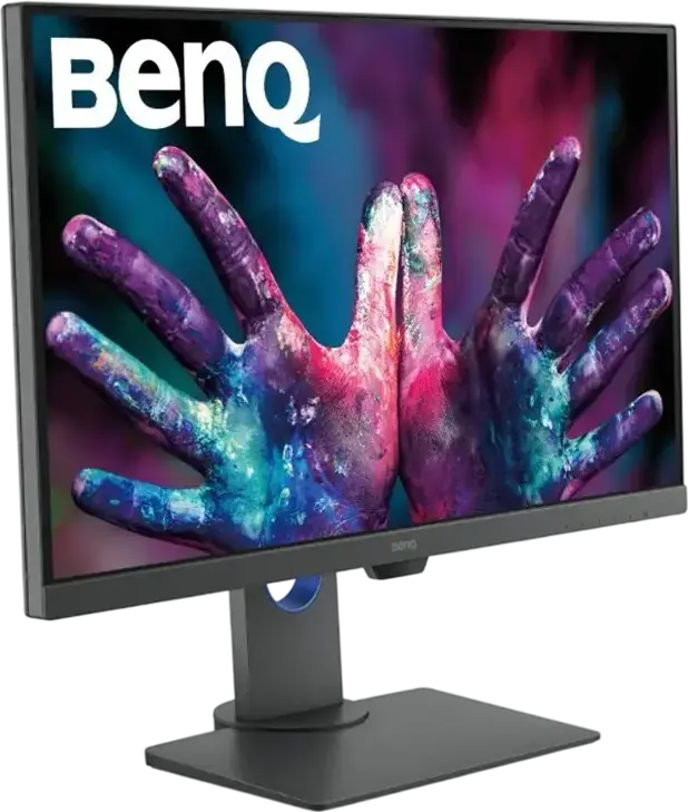 Monitor BenQ PD2705Q DesignVue 27 inch WQHD IPS, 2560x1440, 100% sRGB, HDR10, USB-C 65W PD, Switch KVM, Validat Pantone, Stand Ergonomic
