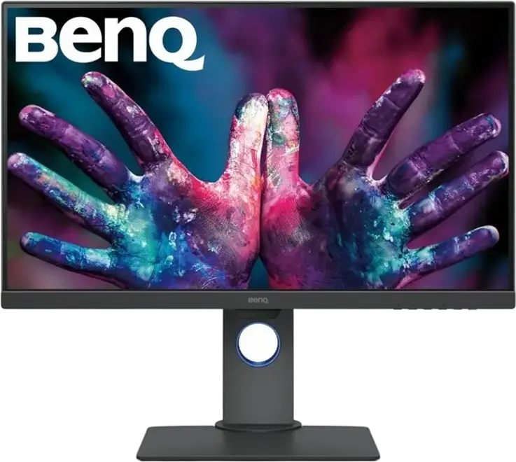 Monitor BenQ PD2705Q DesignVue 27 inch WQHD IPS, 2560x1440, 100% sRGB, HDR10, USB-C 65W PD, Switch KVM, Validat Pantone, Stand Ergonomic