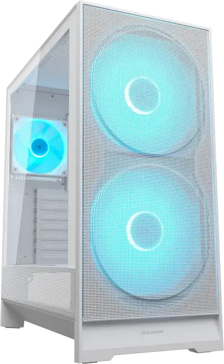 Carcasă PC Cougar Airface 180, Midi-Tower, Fără PSU, Alb