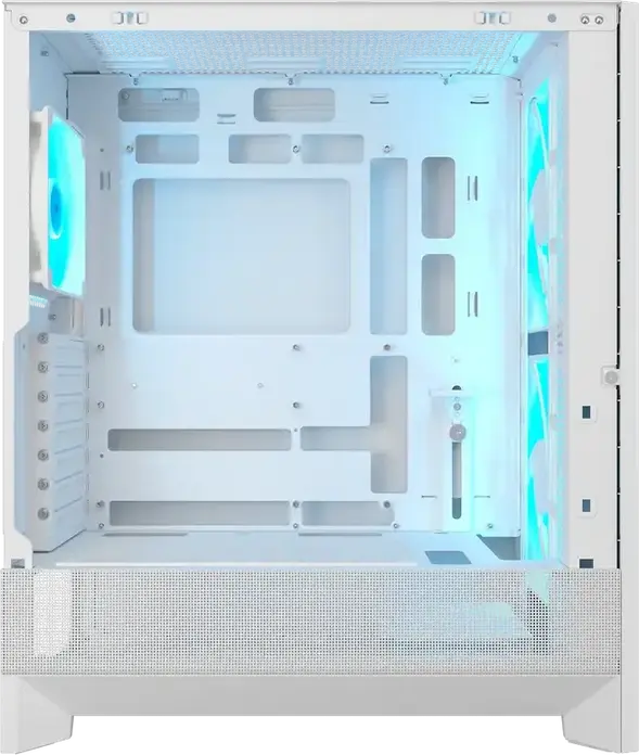 Cougar Airface 180 Mid Tower Gaming Case, White, 2x 180mm ARGB PWM Fans, ATX Support, Vertical GPU, USB 3.2 Gen 2 Type-C, RGB Sync Hub