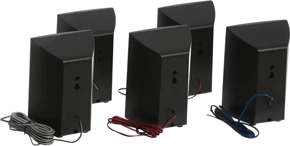 F&D F3800X 5.1 Channel Home Audio System, 80W RMS, Bluetooth 4.0, USB, SD, FM Radio, MDF Subwoofer, Remote Control, Black