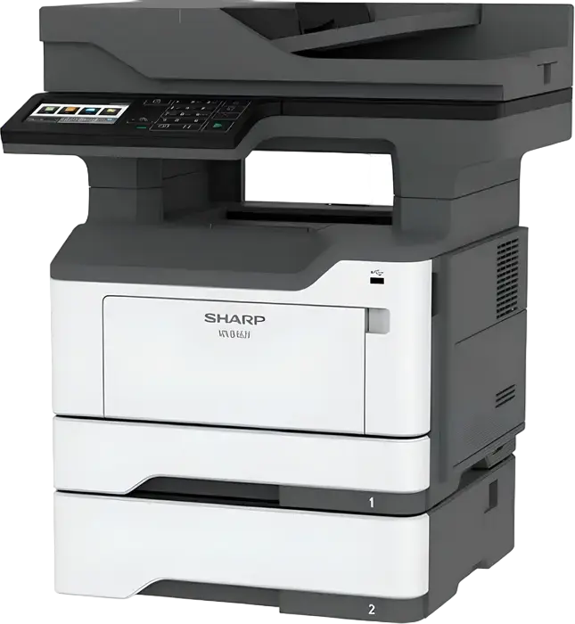 Multifunctional laser Sharp Luna MX-B467FEU, Negru-Alb
