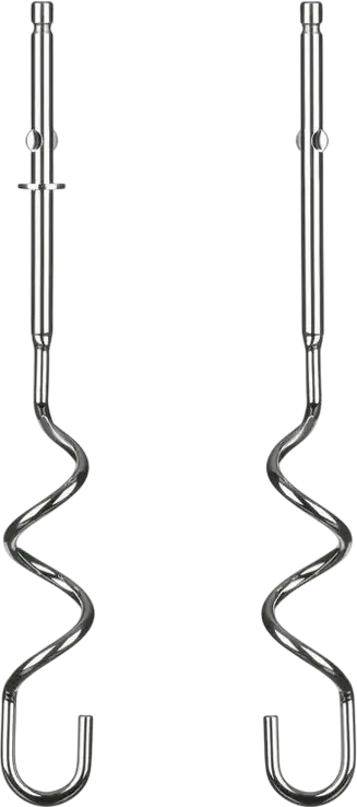 Ardesto HMK-4006W Hand Mixer 400W, 5 Speed Settings with Turbo Mode, Plastic Housing, Includes Beaters and Dough Hooks, White
