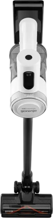 Aspirator Vertical si Portabil 2-in-1 Gorenje SVC222230AEW, Fara Fir, Baterie Li-Ion, Periuta Turbo, Iluminare LED, Containor Praf 0.7L, Alb/Negru