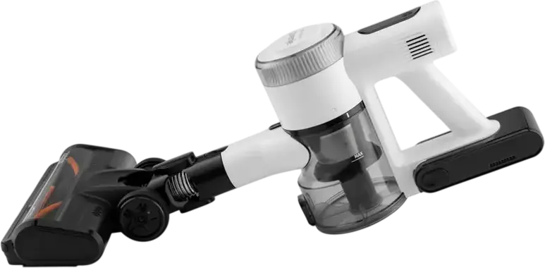 Aspirator Vertical si Portabil 2-in-1 Gorenje SVC222230AEW, Fara Fir, Baterie Li-Ion, Periuta Turbo, Iluminare LED, Containor Praf 0.7L, Alb/Negru
