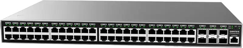 Switch de rețea Grandstream GWN7816, 48x 10/100/1000 Mbps