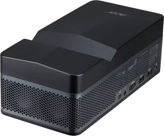 Acer PD1520us Portable Ultra Short Throw Projector, Native FullHD 1080p, 4K UHD Support, 500 ANSI Lumens, LED, Wi-Fi, Touchkit Interactive, Black