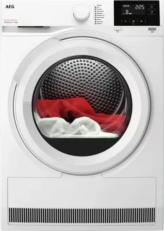 Uscător de rufe AEG TR7182E, 8kg, Alb