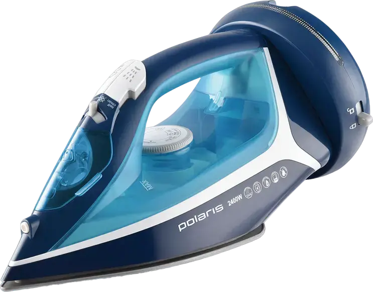 Fier de călcat Polaris PIR 2444K, 2400W, Albastru/Alb