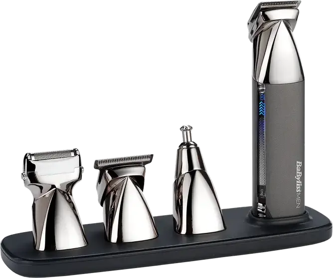 Мультитриммер 15-в-1 BaByliss MT996E Super-X Metal для волос, бороды, носа, ушей и тела, лезвия из нержавеющей стали, водонепроницаемый, Li-Ion аккумулятор