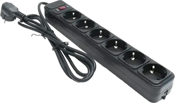 Prelungitor electric Ultra Power UP6-B-15PPB, 6 Prize, 4,5m, Negru
