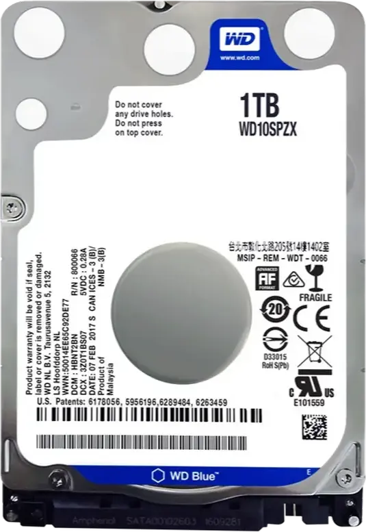 Unitate HDD Western Digital WD Red, 2.5"/7 mm, 1 TB <WD10SPZX>