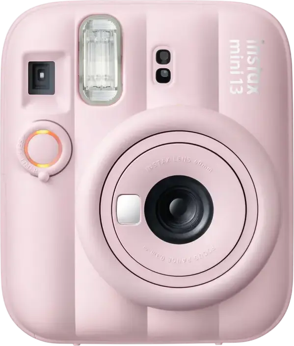 Fujifilm Instax Mini 13 Instant Camera, Automatic Exposure, Close-Up Mode, Built-in Flash, 62mm x 46mm Photo Size, Candy Pink