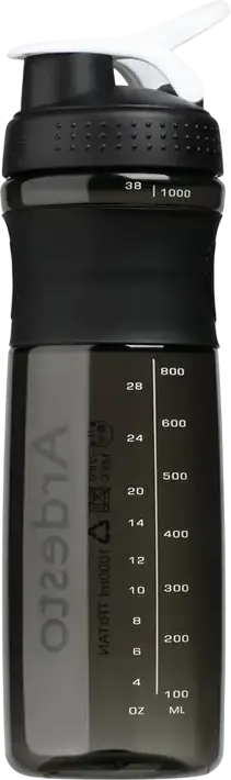 Sticla Smart Ardesto AR2204TB 1000ml din Tritan fara BPA cu Scala de Masura, Maner si Supapa de Baut
