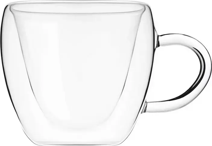 Set cupe Ardesto AR2625GHL, 250 ml, 2 bucs, Transparent