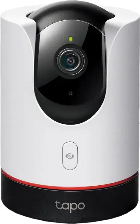 TP-Link Tapo C225 Smart Pan/Tilt Wi-Fi Security Camera, 2K QHD Resolution, Starlight Sensor, Physical Privacy Mode, AI Detection, Two-Way Audio, White