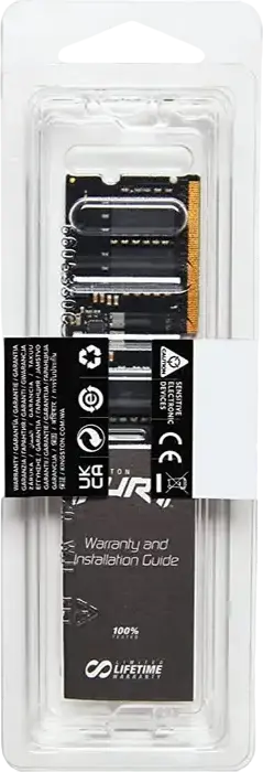 Kingston FURY Impact 8GB DDR5 4800MT/s SODIMM Laptop RAM Memory KF548S38IB-8 CL38 1.1V Intel XMP 3.0 Single Rank