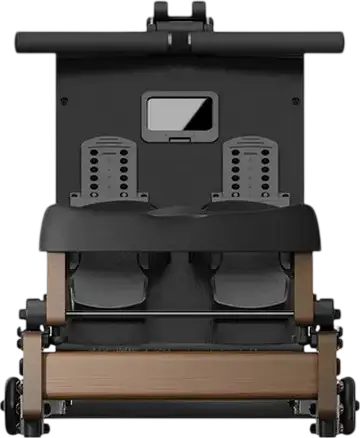 Kingsmith WR20 Water Rowing Machine, Tri-fold Compact Design, Walnut Wood, 6-Level Water Resistance, LED Display, KS Fit App, Max User 150kg
