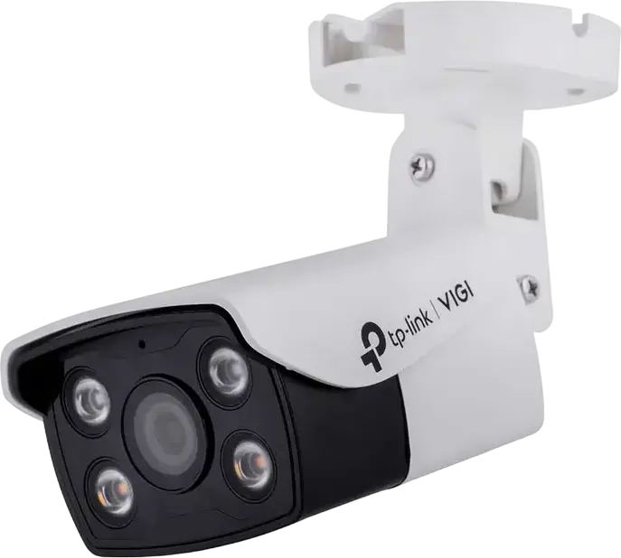 Camera Network Bullet TP-Link VIGI C340 Exterior 4MP Full-Color, Rezolutie 2560x1440, IP67, Audio Bidirectional, Detectie Inteligenta, PoE, Alb