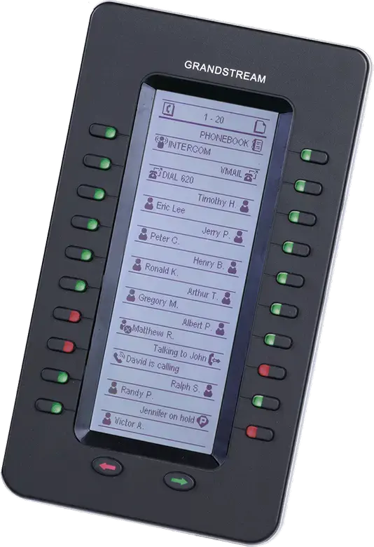 Modul de extensie Grandstream GXP2200EXT, Negru