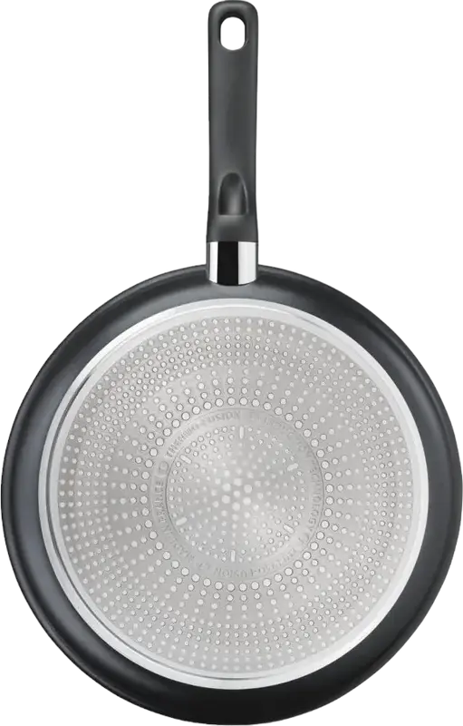 Tefal So Chef G2670572 Frying Pan, 26 cm, Aluminium with Titanium 2X Non-stick Coating, Induction Compatible, Bakelite Handle, Heat Indicator, Black