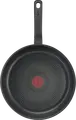 Tefal So Chef G2670572 Frying Pan, 26 cm, Aluminium with Titanium 2X Non-stick Coating, Induction Compatible, Bakelite Handle, Heat Indicator, Black